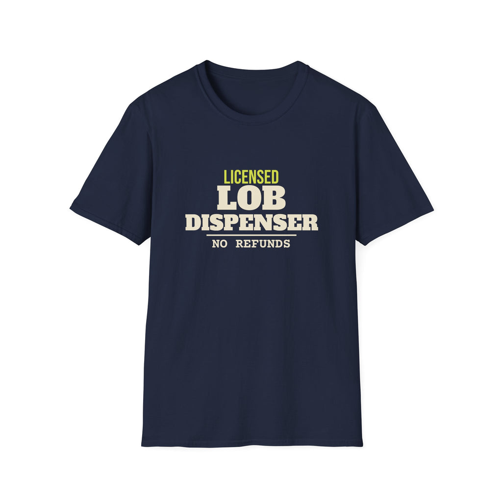 Licensed Lob Dispenser – Funny Pickleball Trash Talk T-Shirt