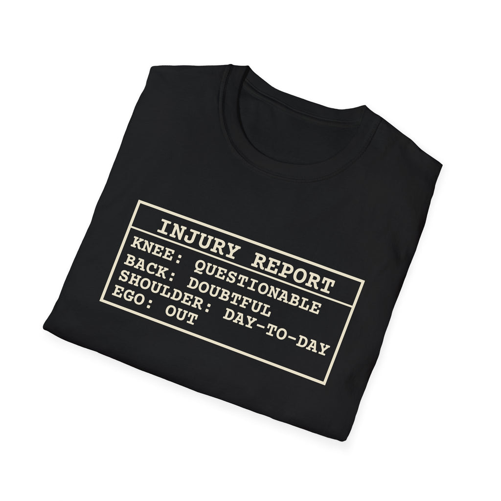 Injury Report – Funny Pickleball T-Shirt