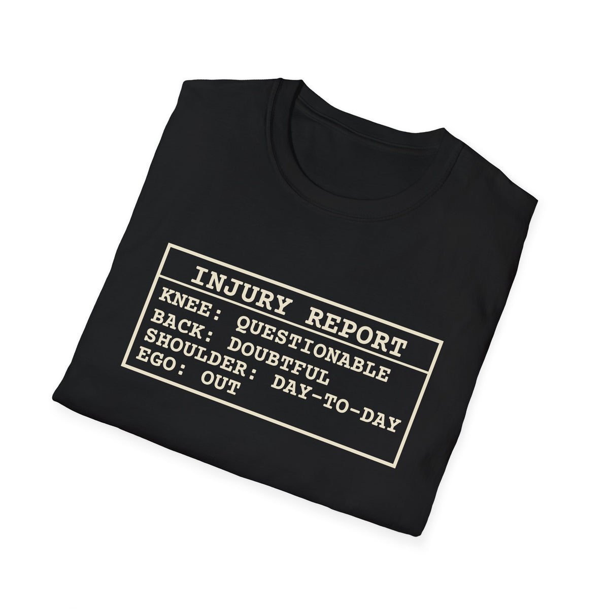 Injury Report – Funny Pickleball T-Shirt