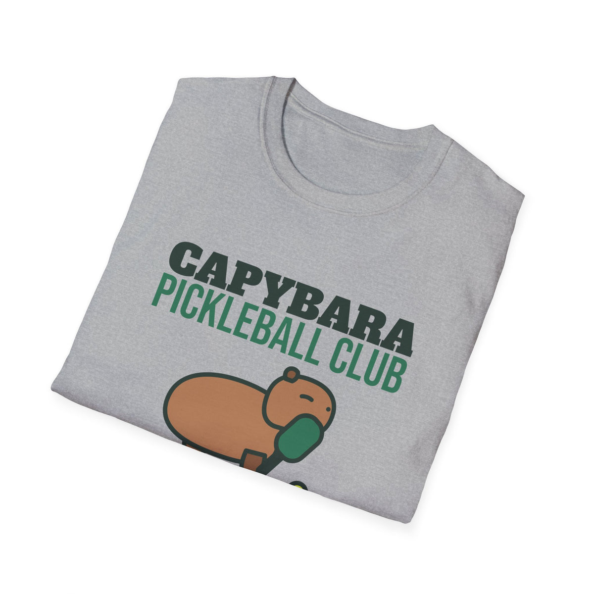 Capybara Pickleball Club, Est. Whenever – Funny Capybara Pickleball T-Shirt
