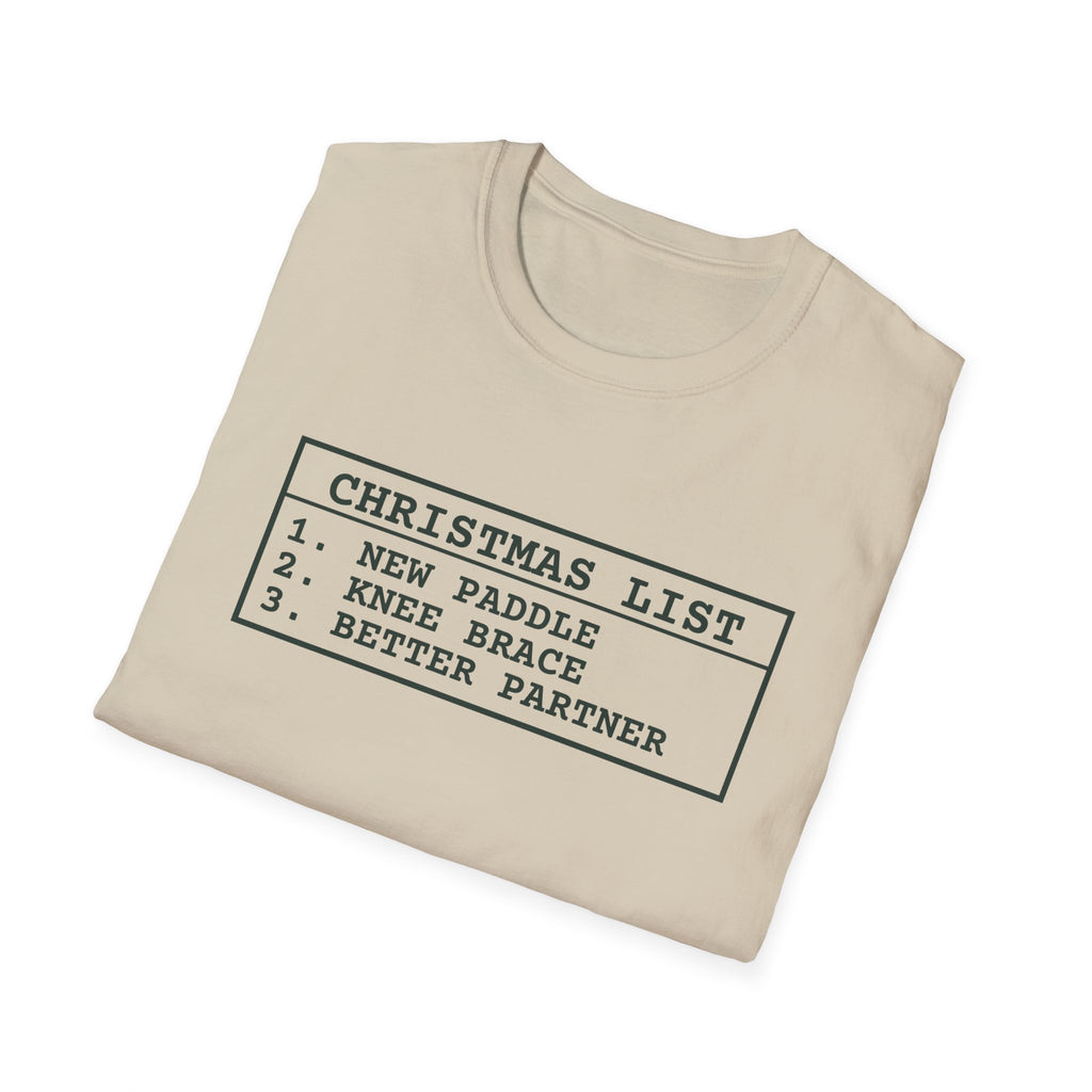 Christmas List – Funny Christmas Pickleball T-Shirt