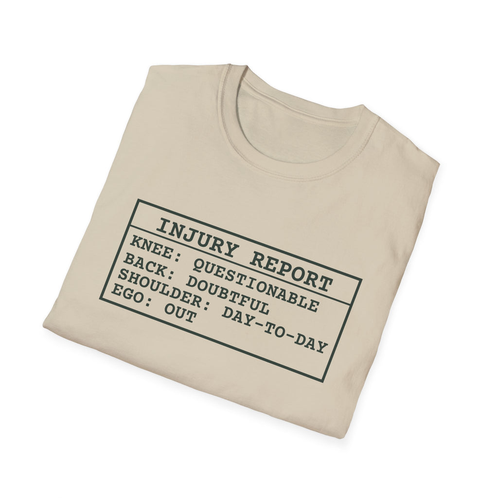 Injury Report – Funny Pickleball T-Shirt