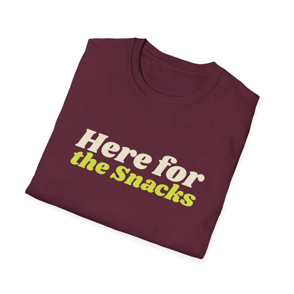 Here for the Snacks – Funny Pickleball T-Shirt