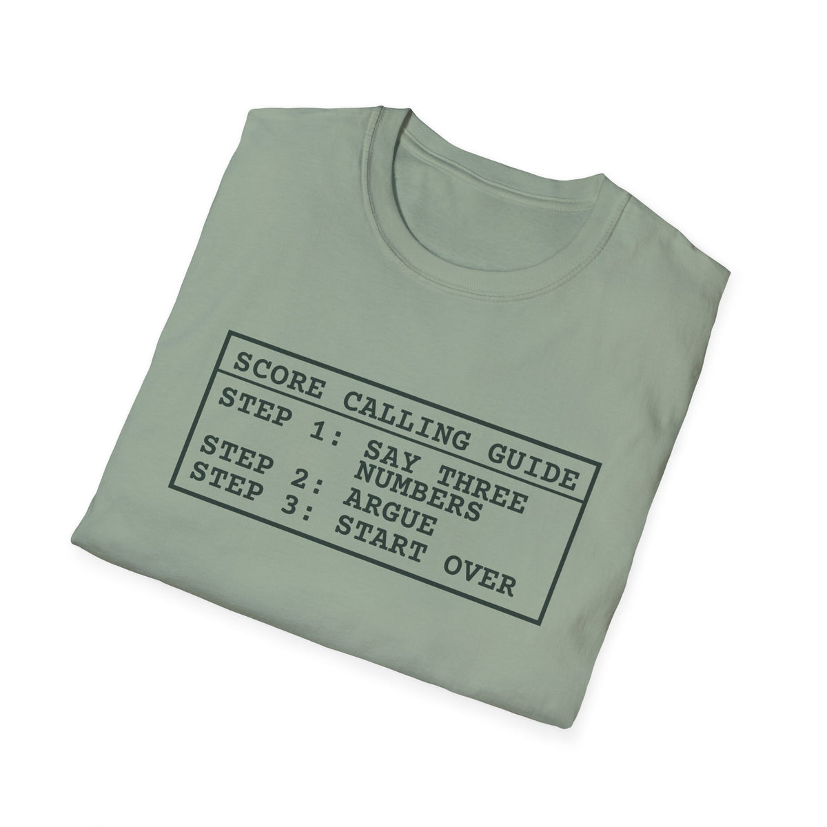 Score Calling Guide – Funny Pickleball Score T-Shirt