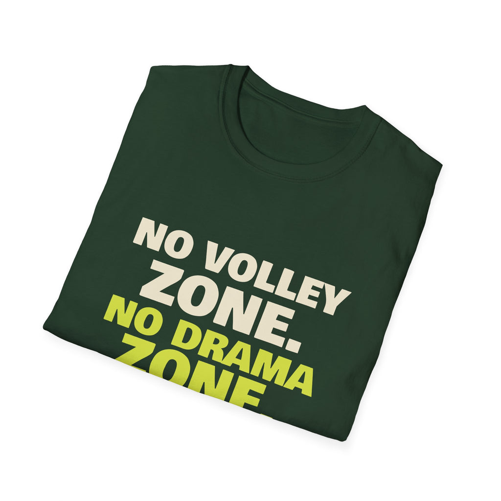 No Volley Zone. No Drama Zone – Funny Kitchen T-Shirt
