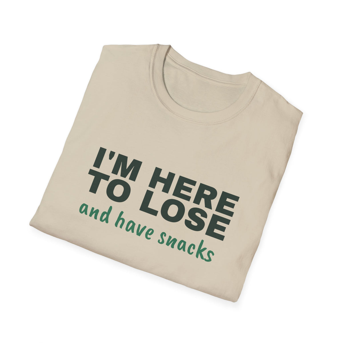 I'm Here to Lose and Have Snacks – Funny Pickleball T-Shirt