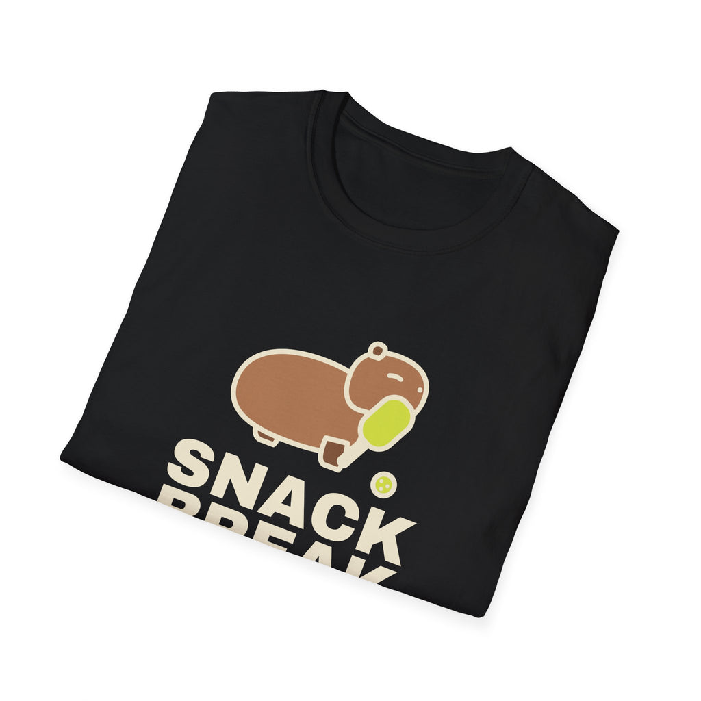 Snack Break After Every Point – Funny Capybara Pickleball T-Shirt