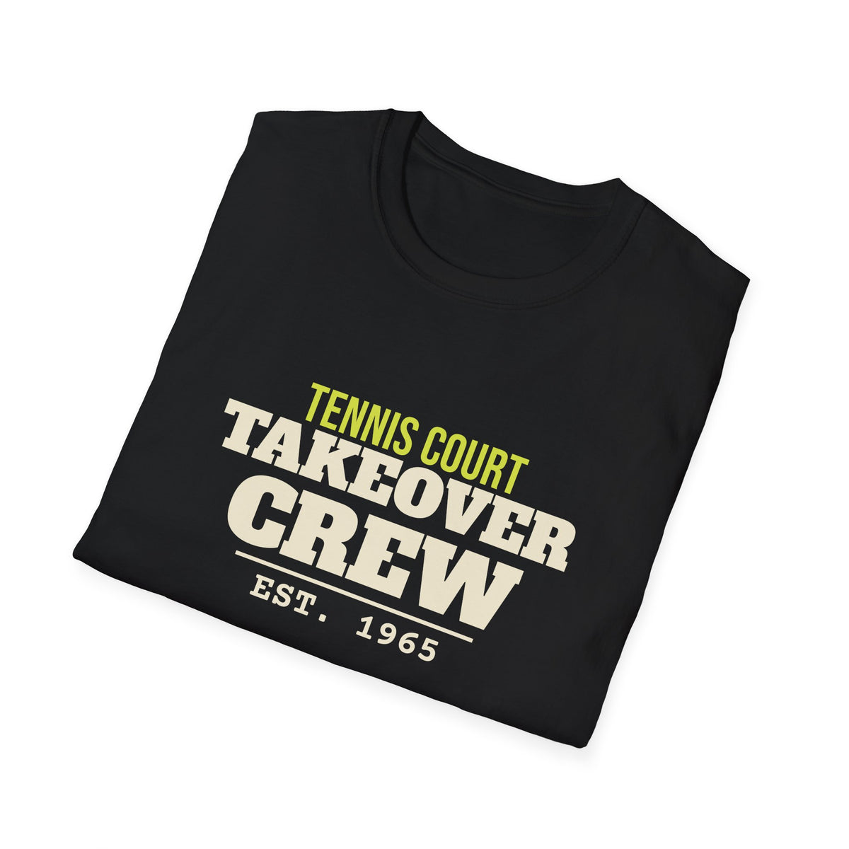 Tennis Court Takeover Crew – Funny Tennis vs Pickleball T-Shirt
