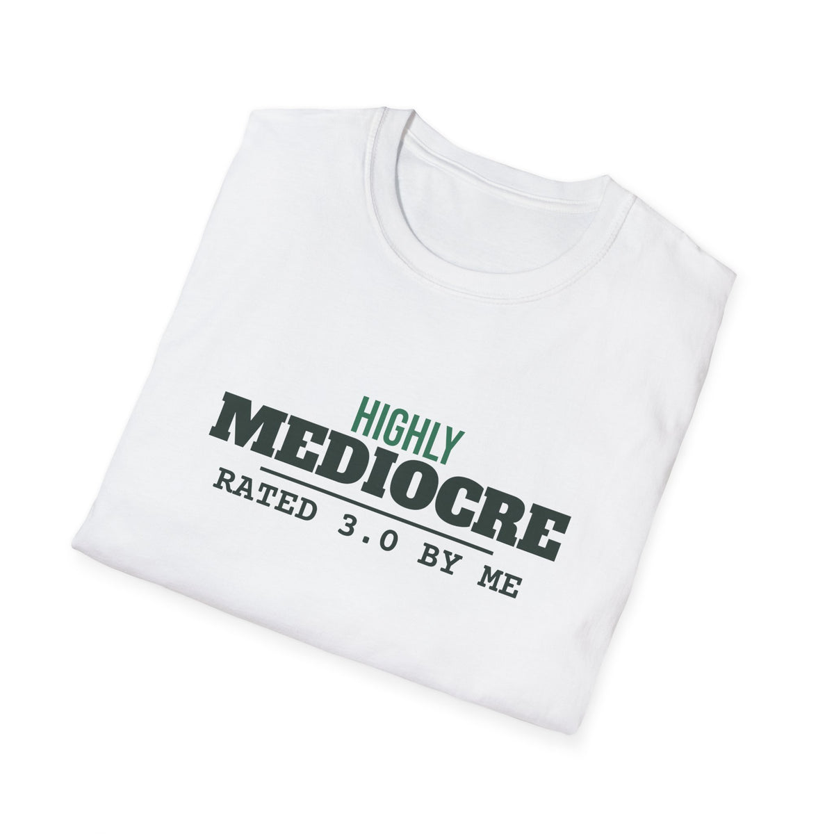 Highly Mediocre – Funny Pickleball T-Shirt