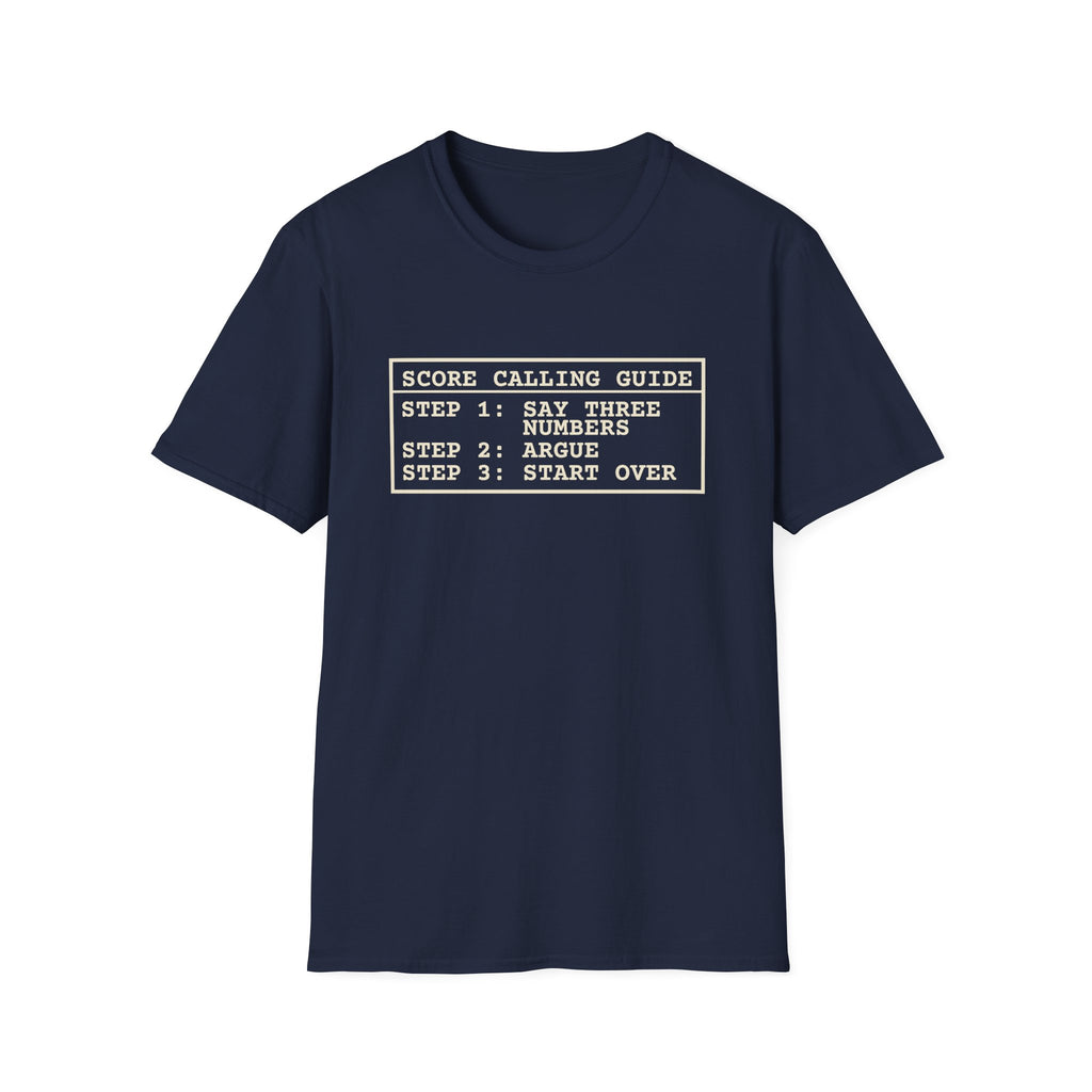 Score Calling Guide – Funny Pickleball Score T-Shirt