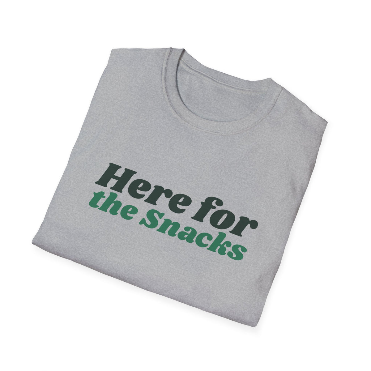 Here for the Snacks – Funny Pickleball T-Shirt