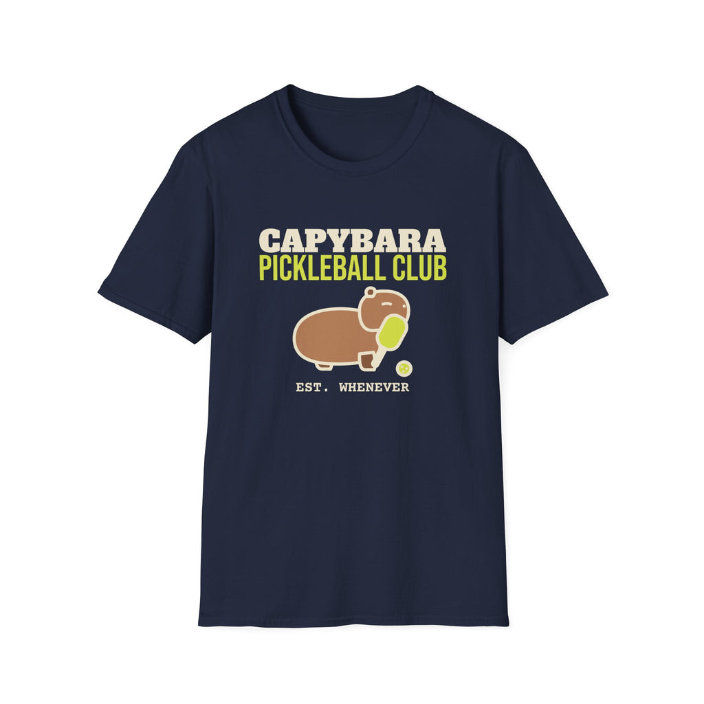 Capybara Pickleball Club, Est. Whenever – Funny Capybara Pickleball T-Shirt