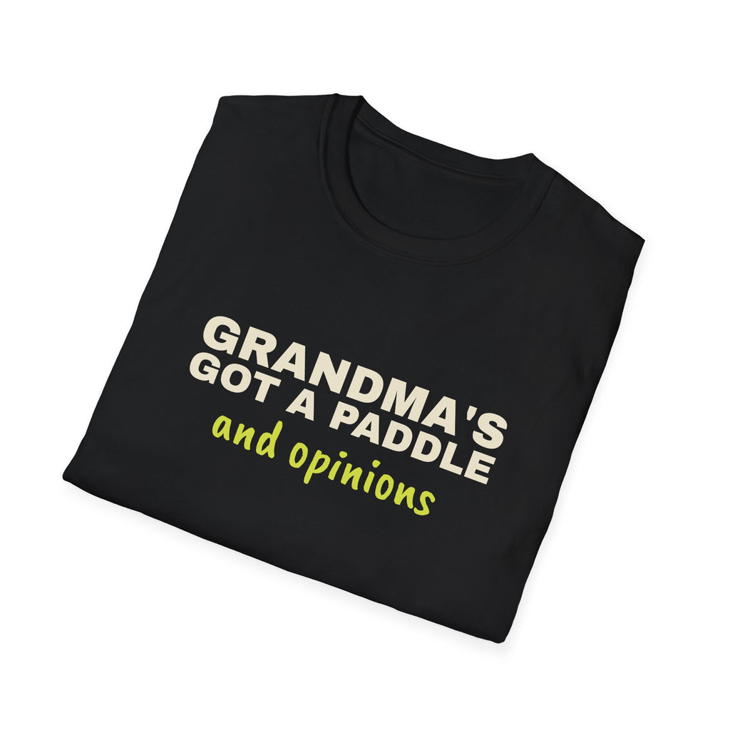 Grandma's Got a Paddle and Opinions – Funny Pickleball Gift T-Shirt