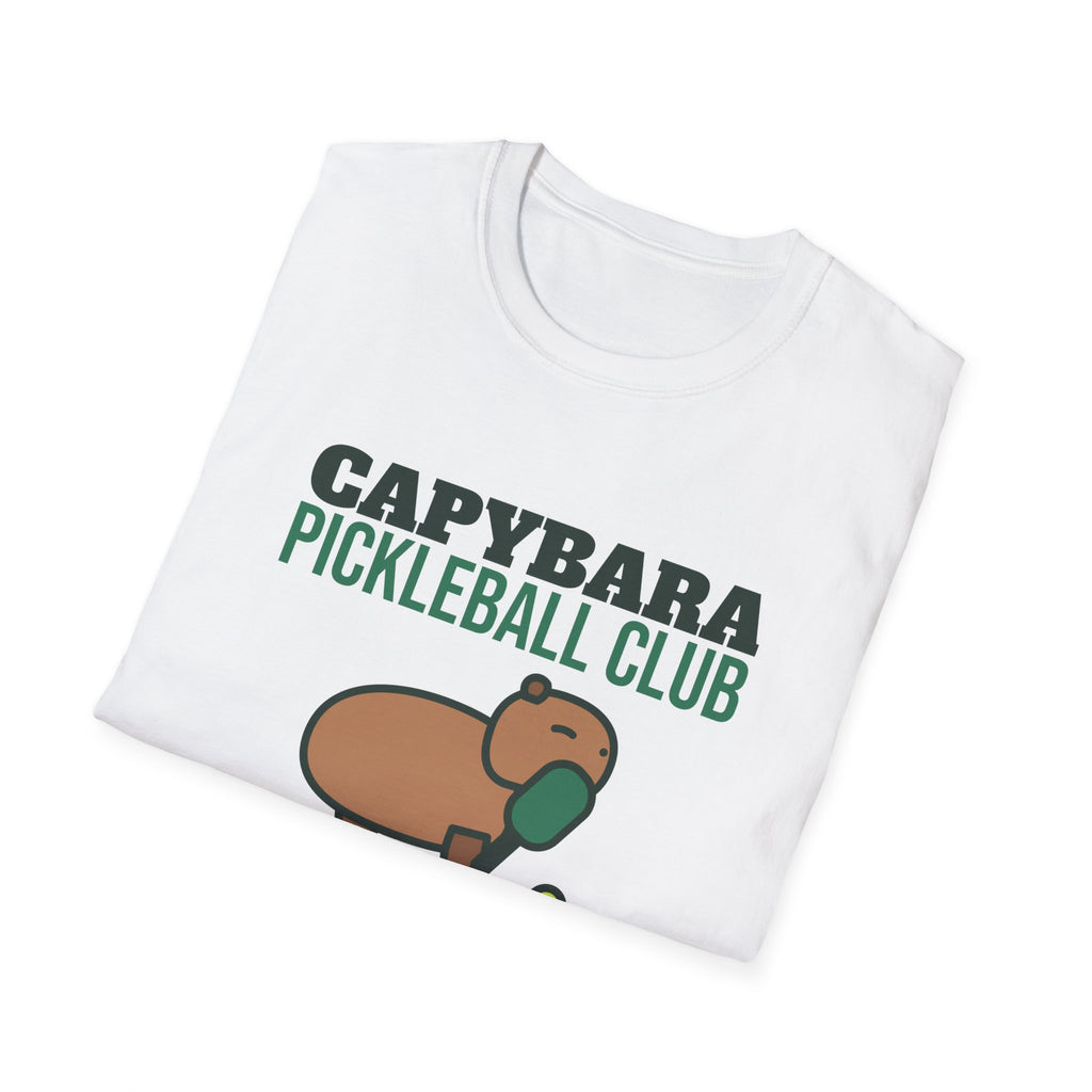 Capybara Pickleball Club, Est. Whenever – Funny Capybara Pickleball T-Shirt