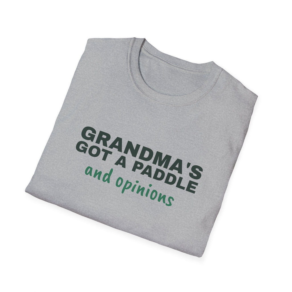 Grandma's Got a Paddle and Opinions – Funny Pickleball Gift T-Shirt