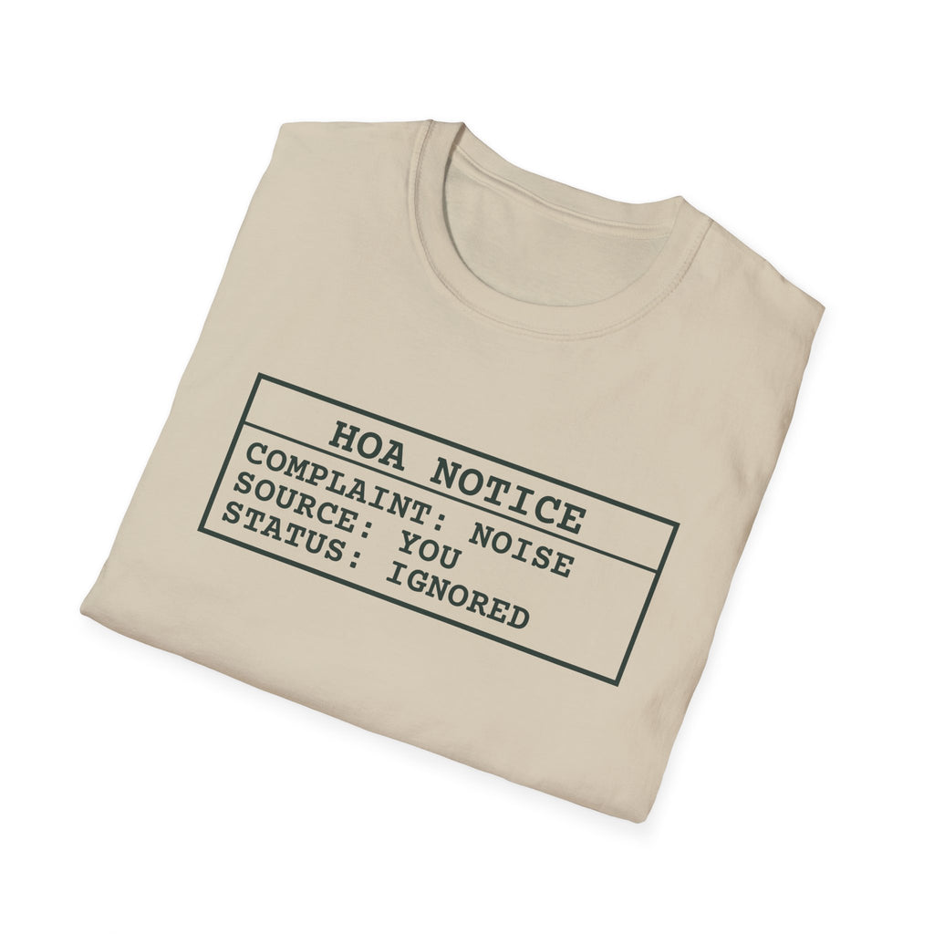 HOA Notice – Funny Pickleball T-Shirt