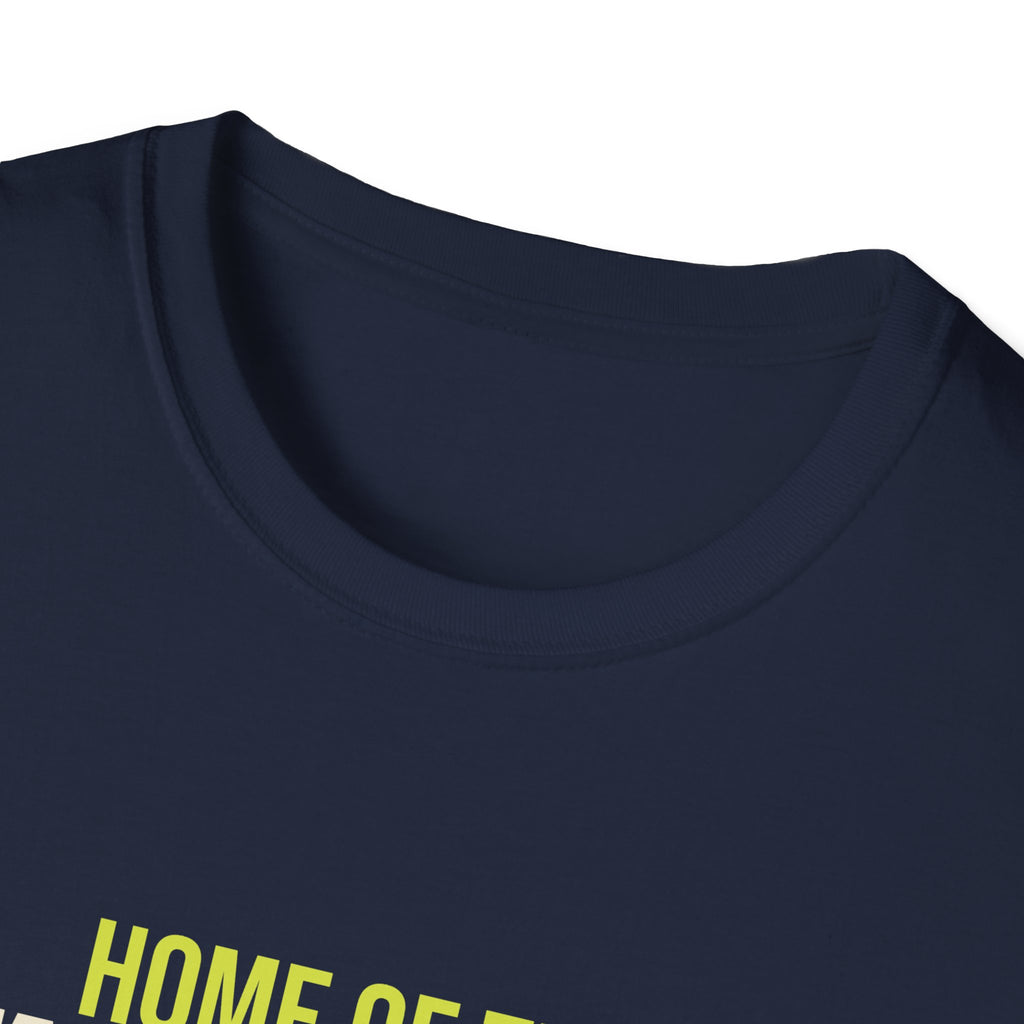 Home of the Two-Bounce Rule – Funny Pickleball Rules T-Shirt
