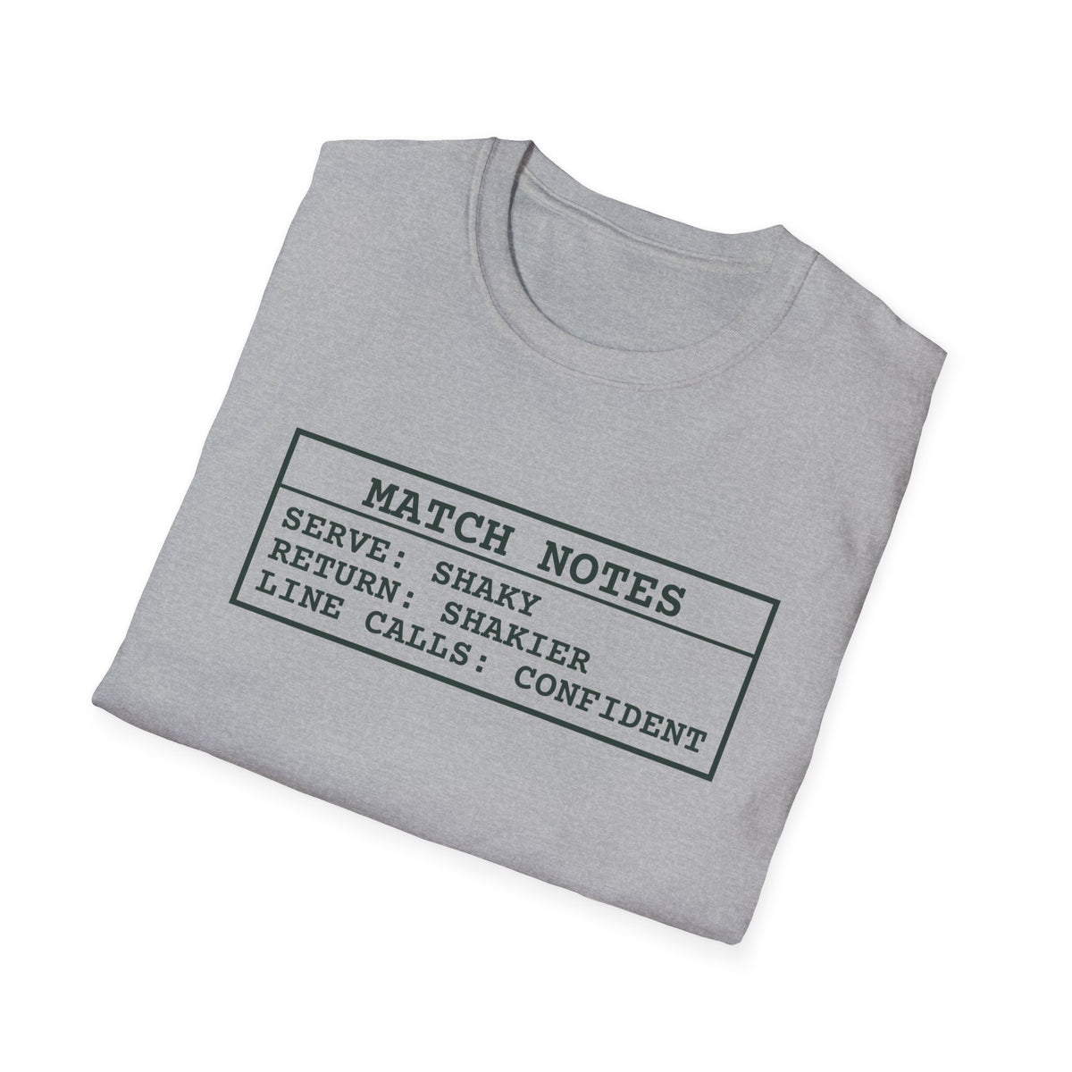 Match Notes – Funny Pickleball T-Shirt