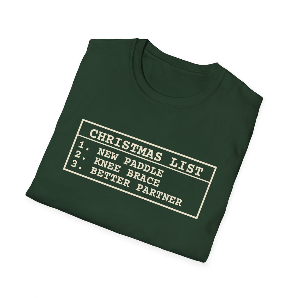 Christmas List – Funny Christmas Pickleball T-Shirt