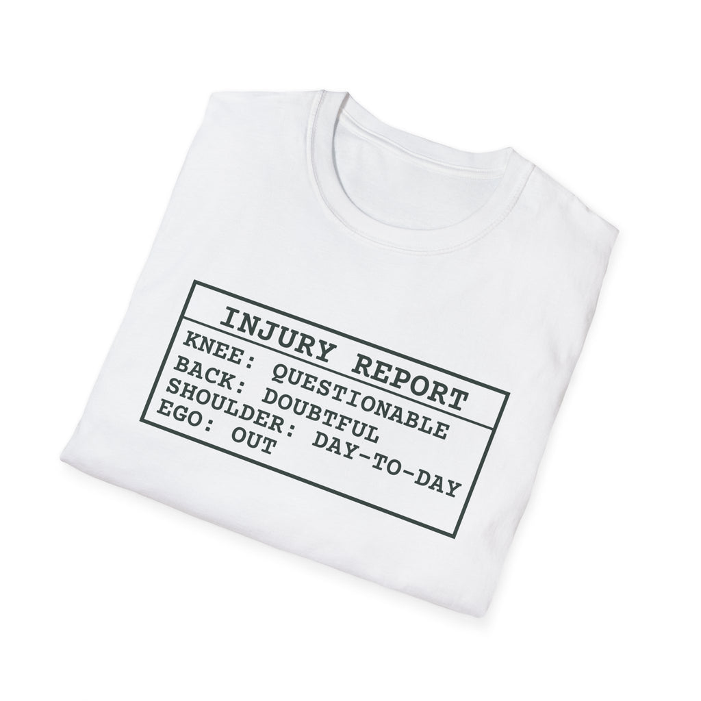Injury Report – Funny Pickleball T-Shirt