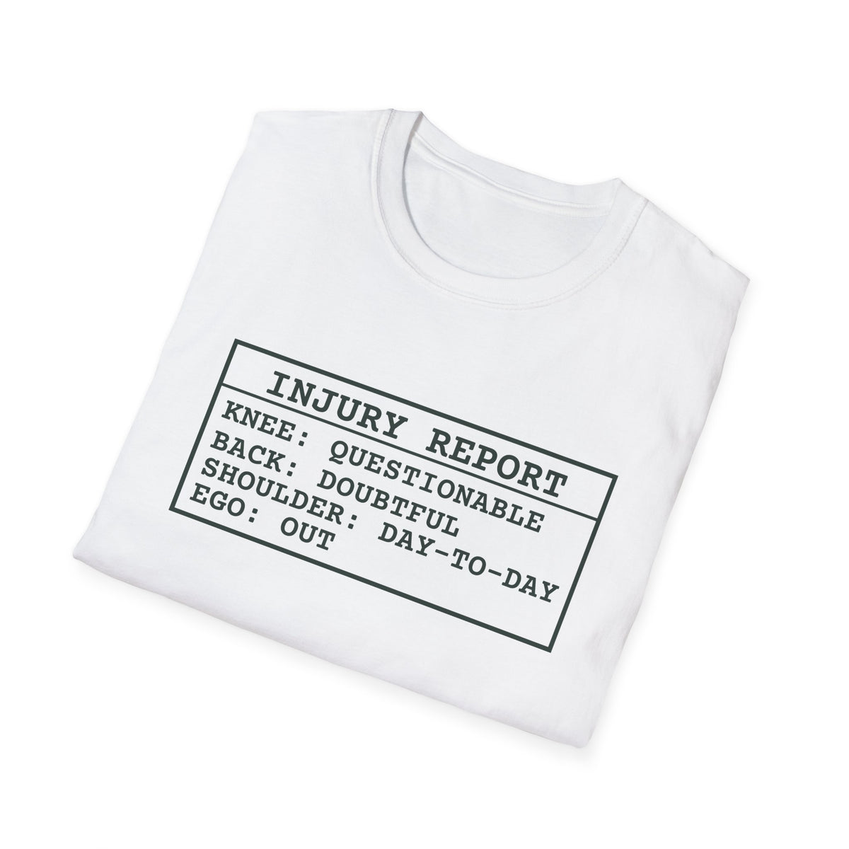 Injury Report – Funny Pickleball T-Shirt