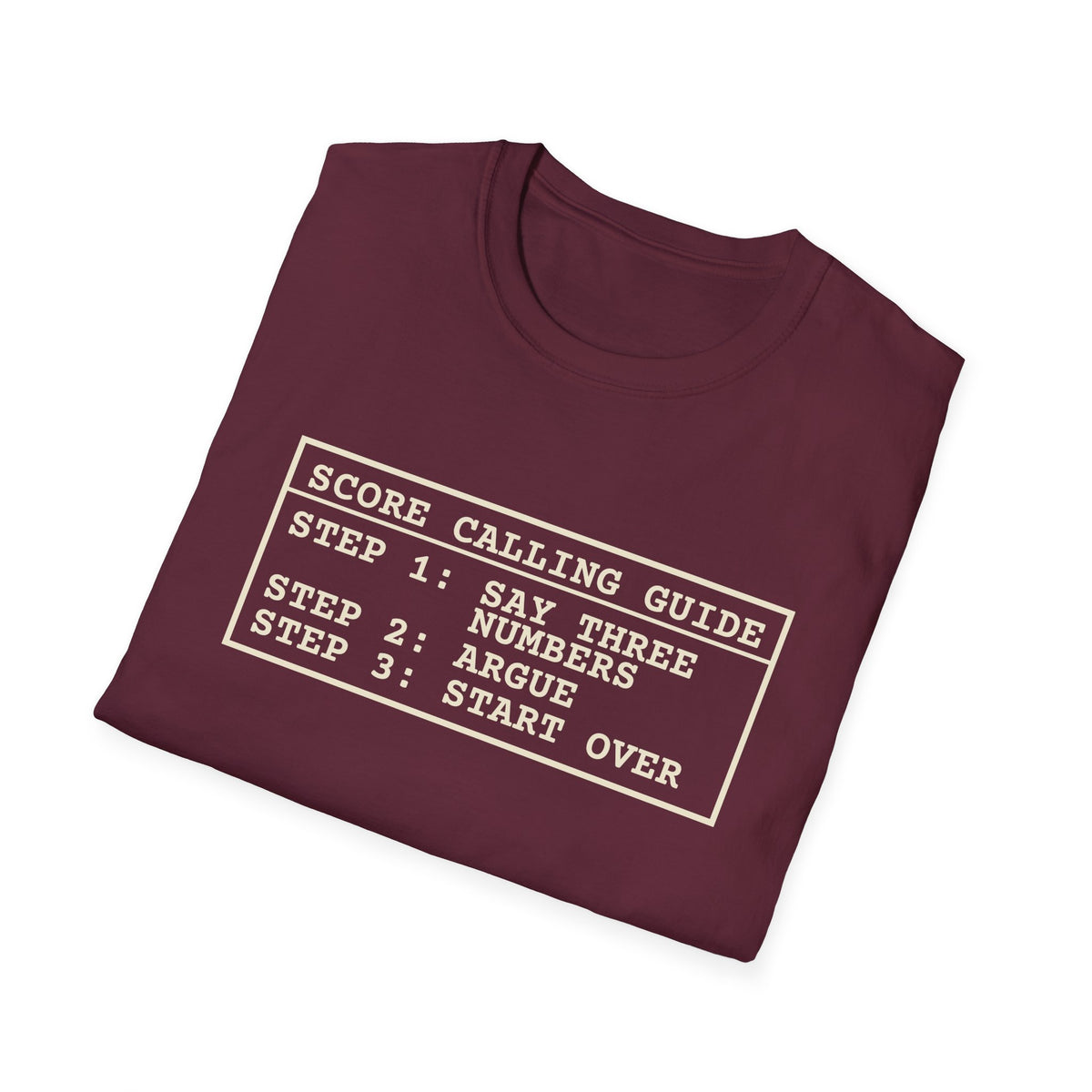Score Calling Guide – Funny Pickleball Score T-Shirt