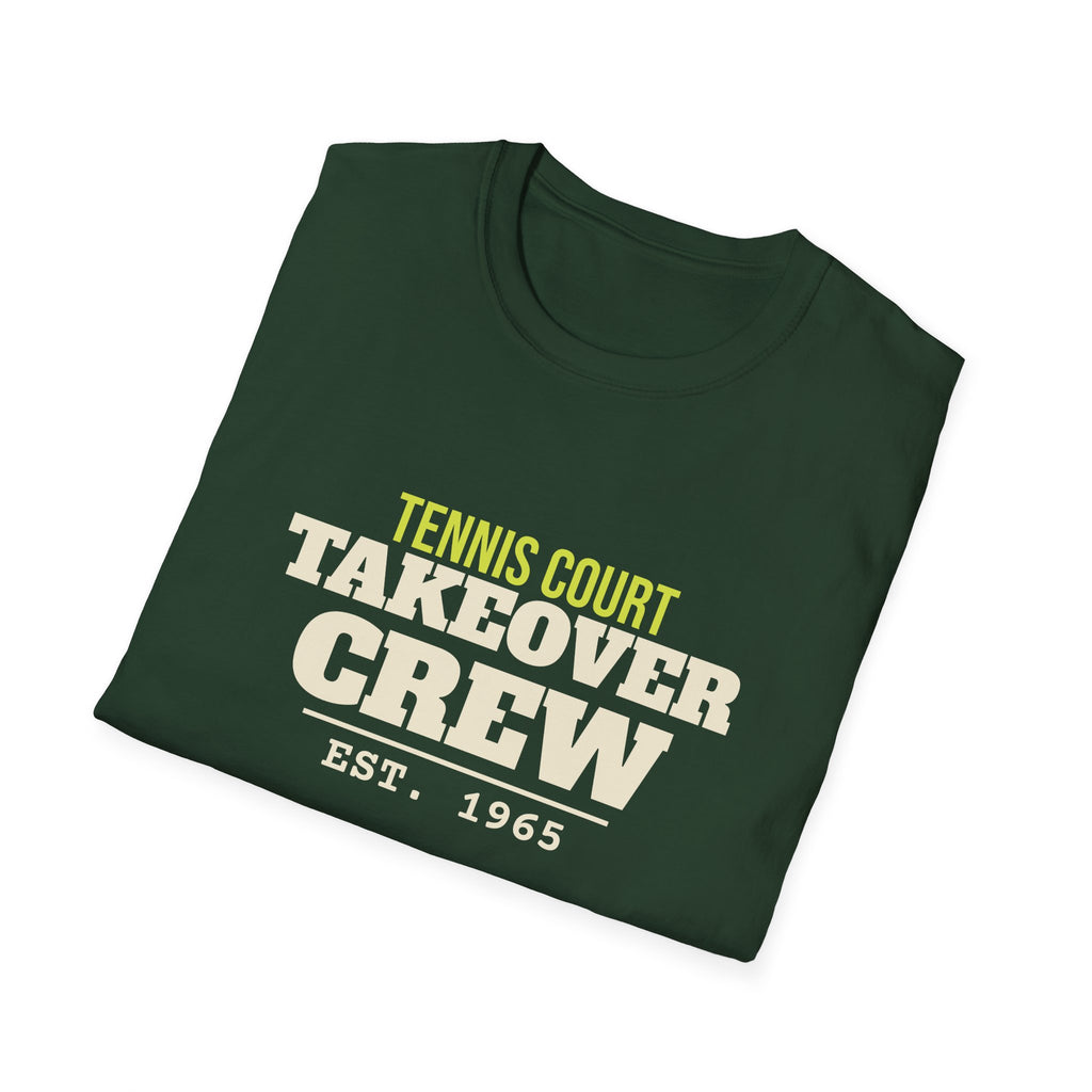 Tennis Court Takeover Crew – Funny Tennis vs Pickleball T-Shirt