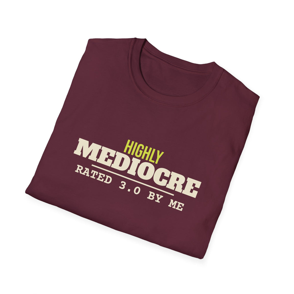 Highly Mediocre – Funny Pickleball T-Shirt