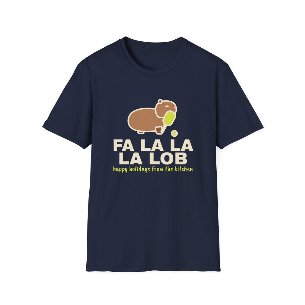 Fa La La La Lob – Funny Christmas Pickleball T-Shirt