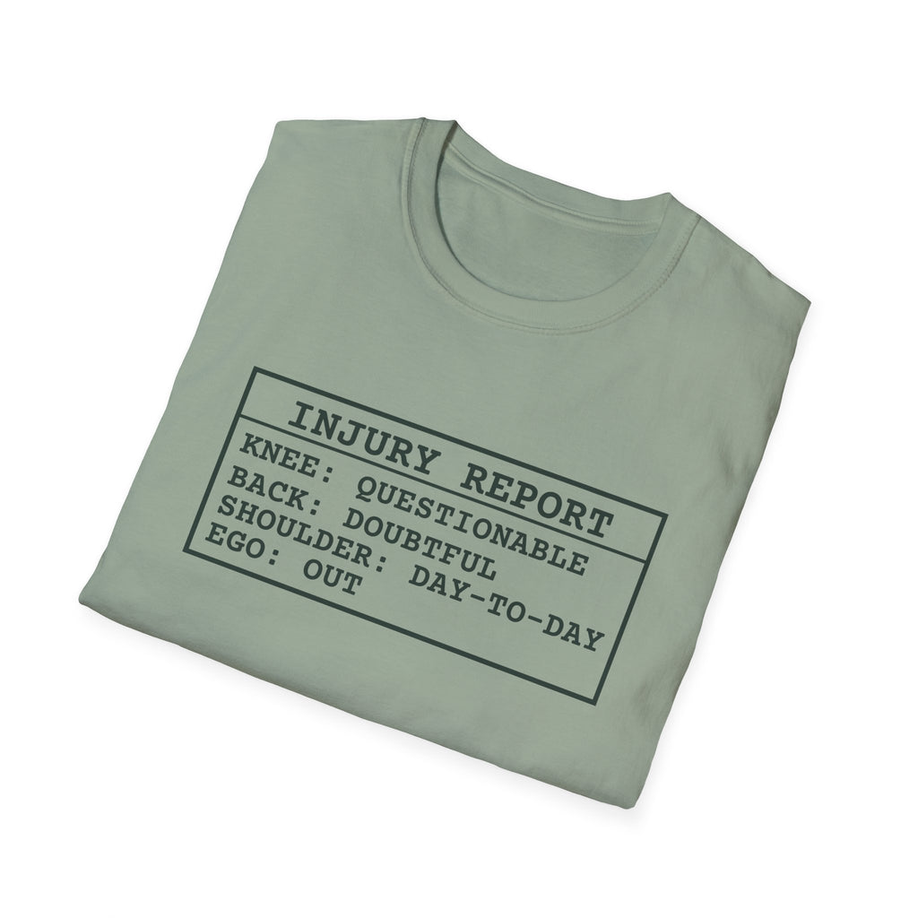 Injury Report – Funny Pickleball T-Shirt