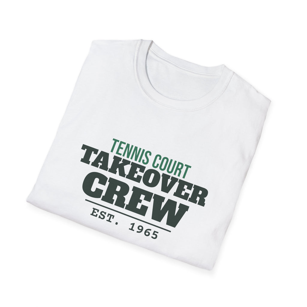 Tennis Court Takeover Crew – Funny Tennis vs Pickleball T-Shirt
