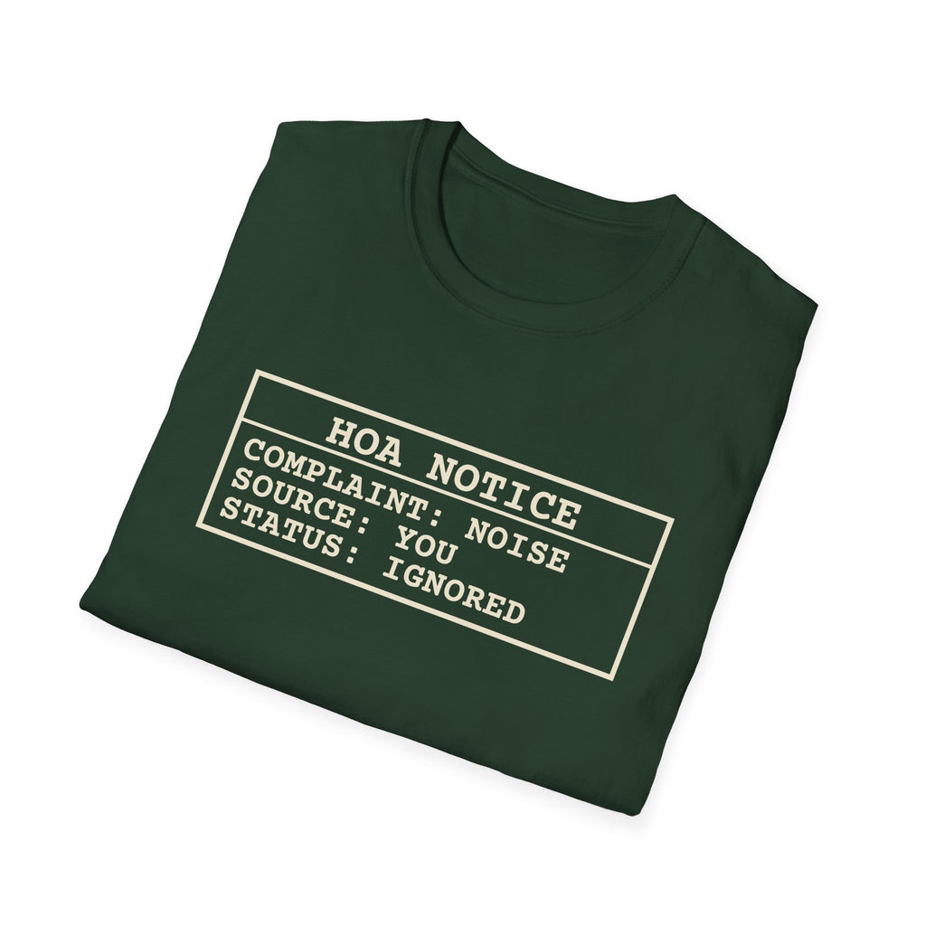 HOA Notice – Funny Pickleball T-Shirt