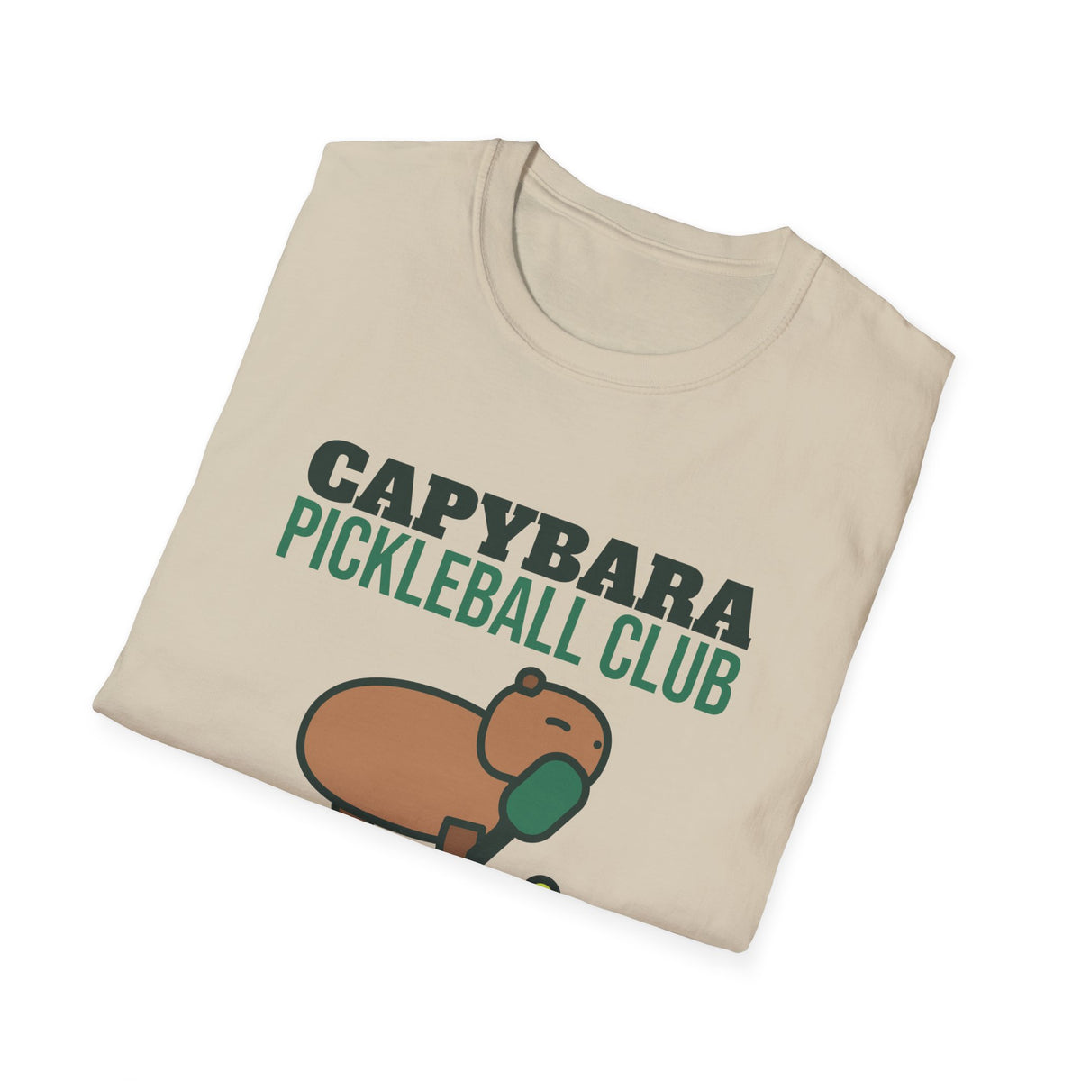 Capybara Pickleball Club, Est. Whenever – Funny Capybara Pickleball T-Shirt