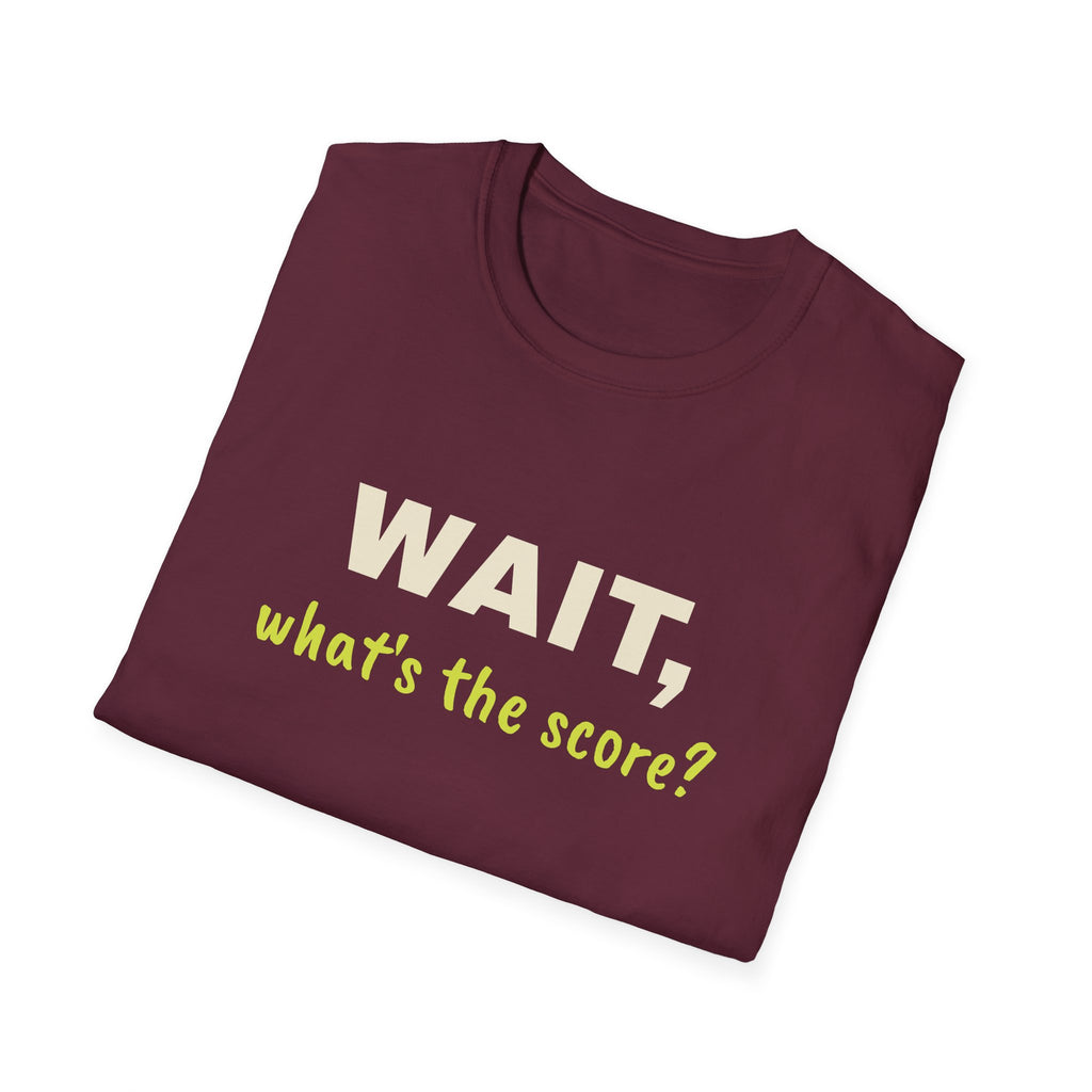 Wait, What's the Score? – Funny Pickleball Score T-Shirt