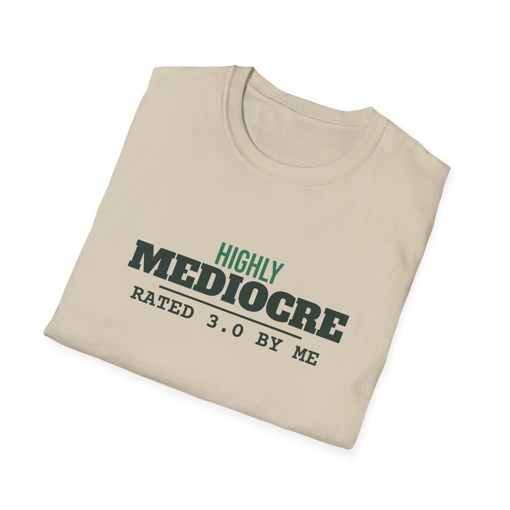 Highly Mediocre – Funny Pickleball T-Shirt