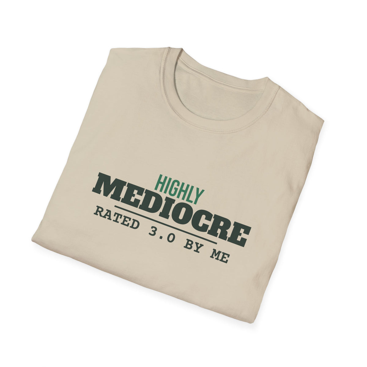 Highly Mediocre – Funny Pickleball T-Shirt