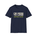 I'm Here to Lose and Have Snacks – Funny Pickleball T-Shirt