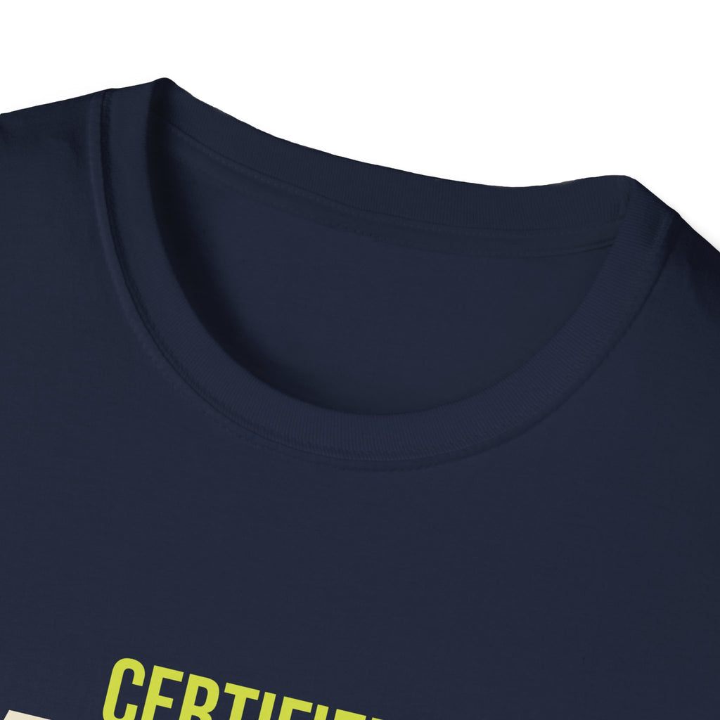 Certified Partner Blamer – Funny Doubles Partner T-Shirt