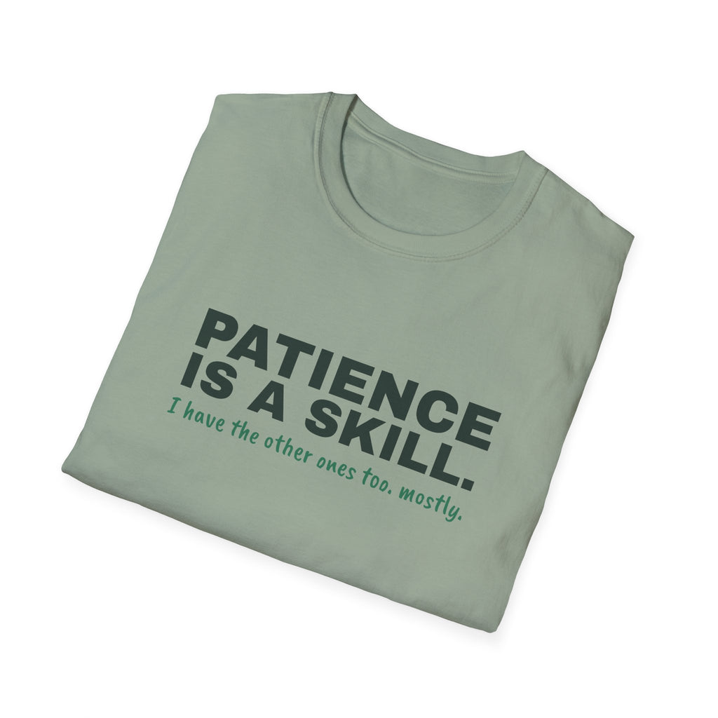 Patience Is a Skill – Funny Pickleball T-Shirt