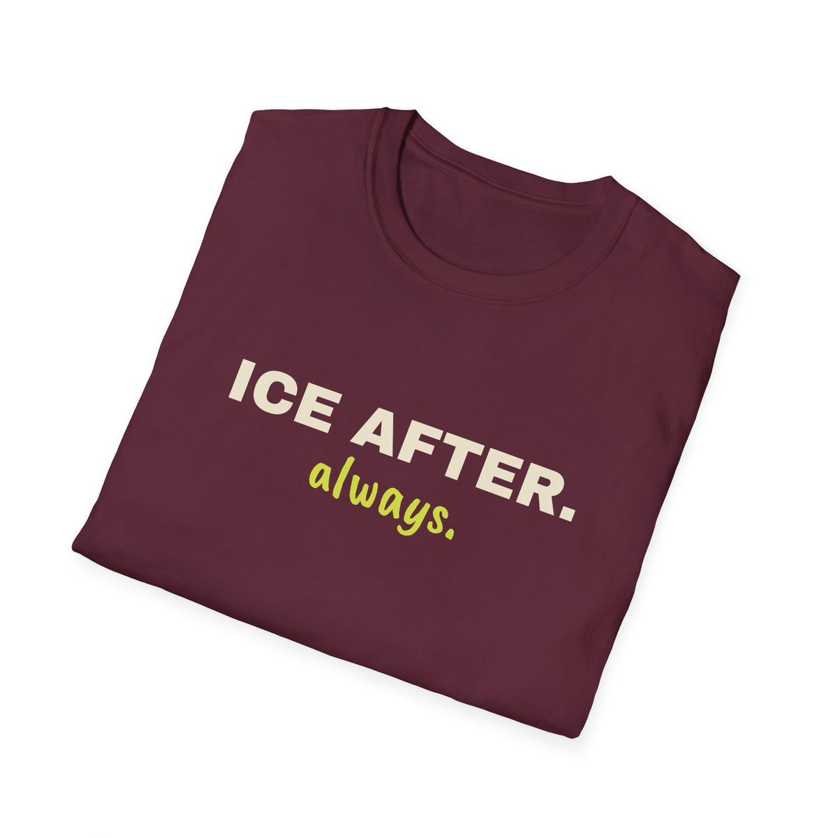 Ice After. Always – Funny Pickleball T-Shirt