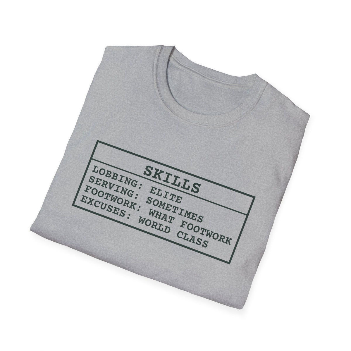 Skills – Funny Pickleball T-Shirt