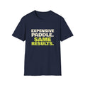 Expensive Paddle. Same Results – Funny Pickleball Paddle T-Shirt