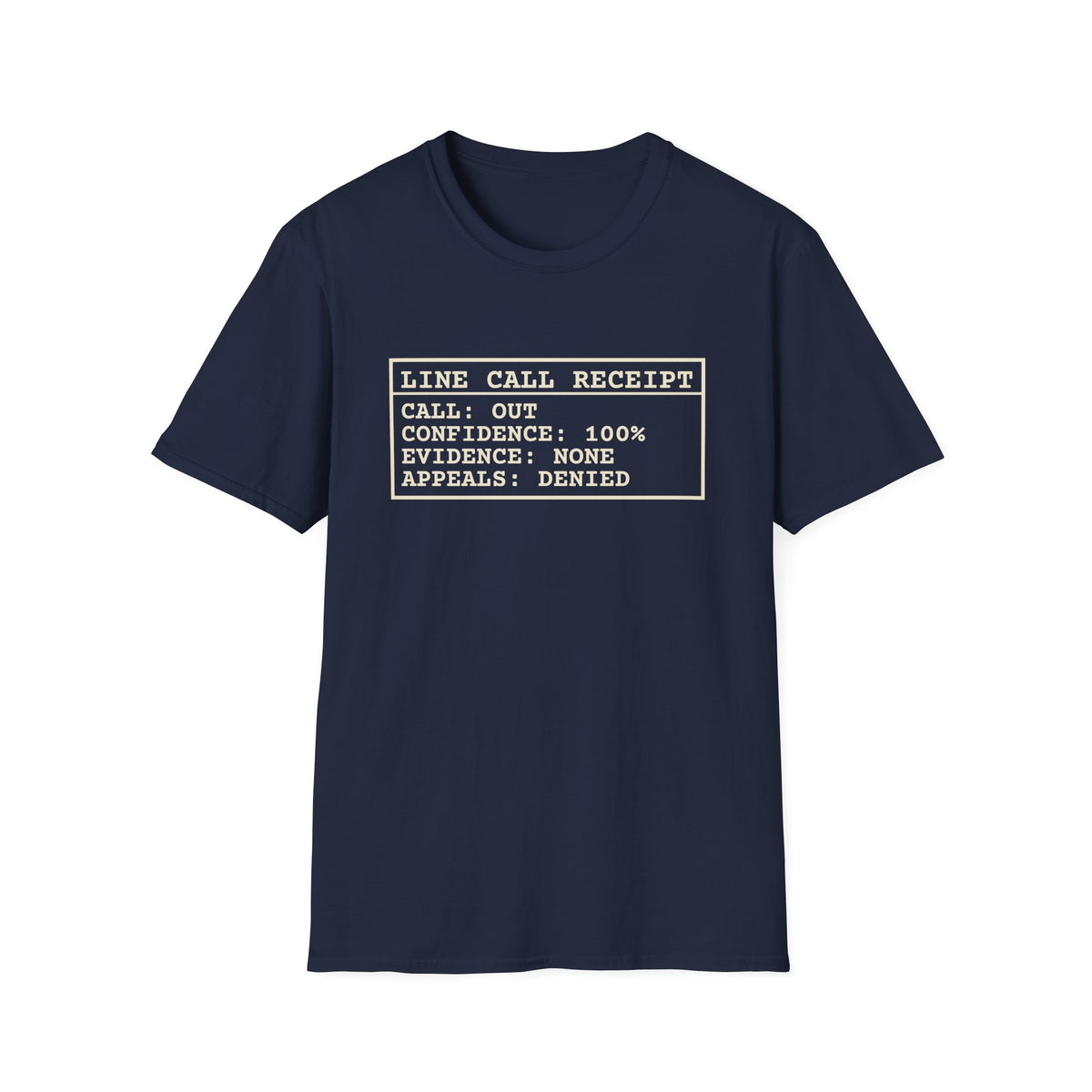 Line Call Receipt – Funny Line Call T-Shirt