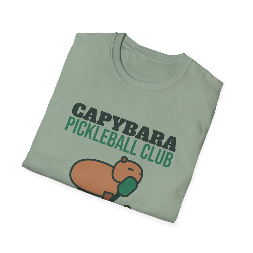 Capybara Pickleball Club, Est. Whenever – Funny Capybara Pickleball T-Shirt