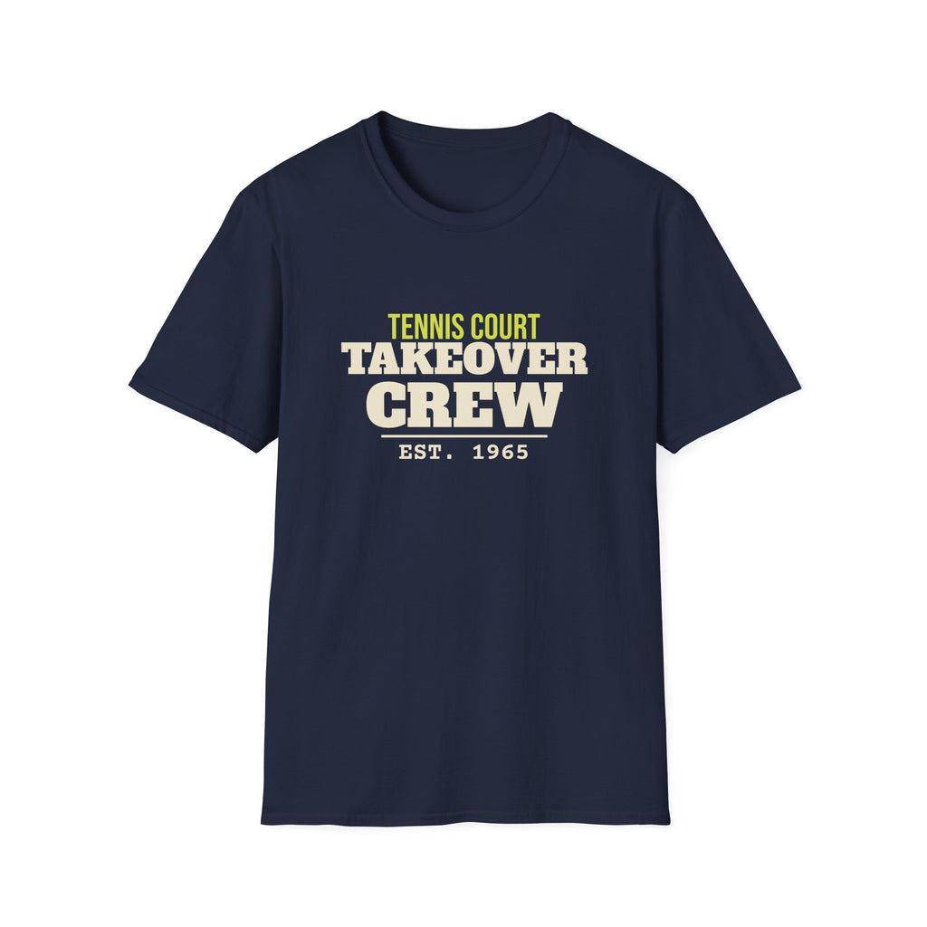 Tennis Court Takeover Crew – Funny Tennis vs Pickleball T-Shirt