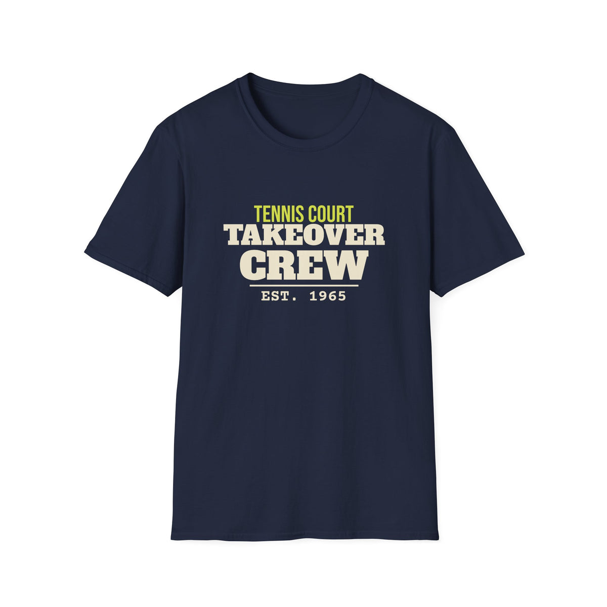 Tennis Court Takeover Crew – Funny Tennis vs Pickleball T-Shirt