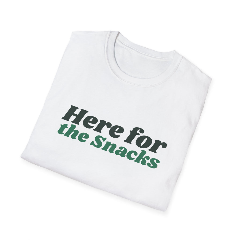 Here for the Snacks – Funny Pickleball T-Shirt