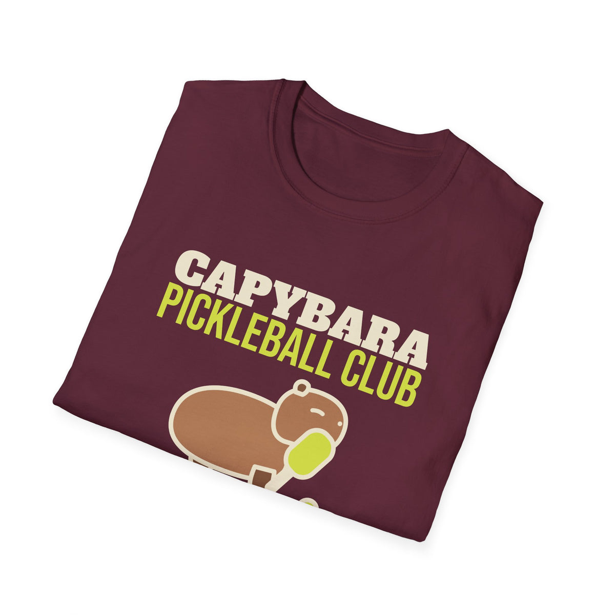 Capybara Pickleball Club, Est. Whenever – Funny Capybara Pickleball T-Shirt