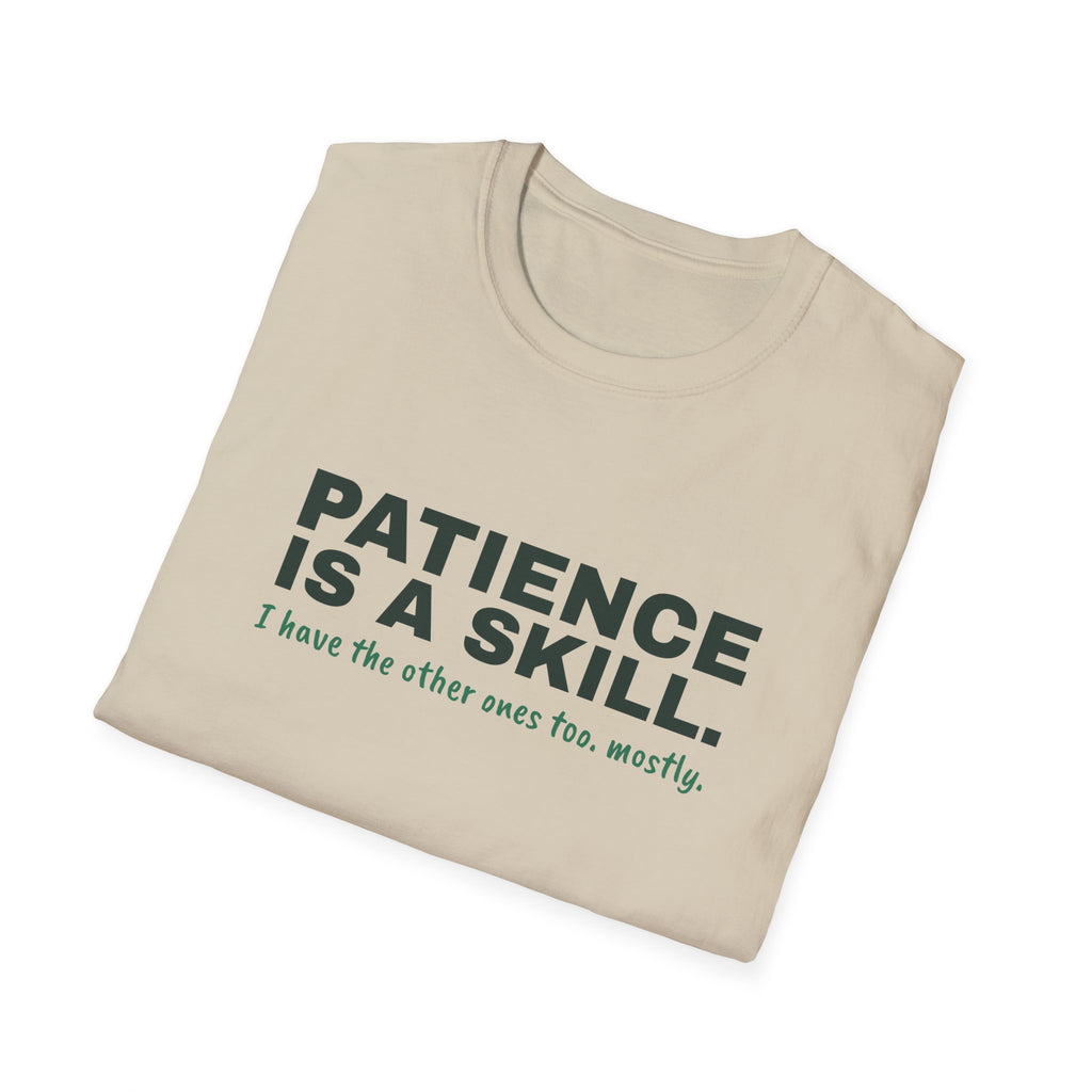 Patience Is a Skill – Funny Pickleball T-Shirt