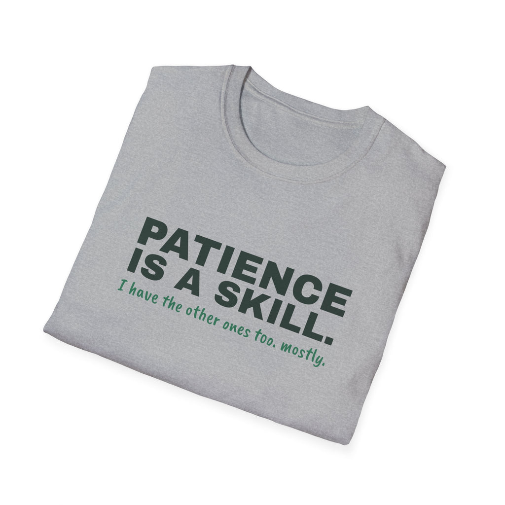 Patience Is a Skill – Funny Pickleball T-Shirt